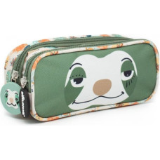 Deglingos 2-Zip Pencil Case - Chillos - The Sloth