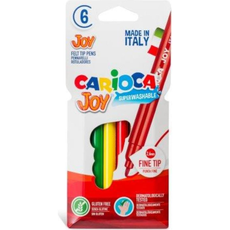 CARIOCA Viltpliiatsid Joy 6 tk