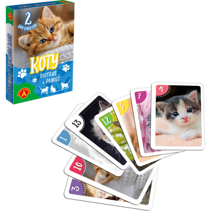 PIOTRUL CARDS + MEMORY - CATS B-4491