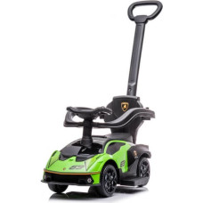 To-Ma Ride-on car with handle - 661 - rubber wheels - LAMBORGINI - GREEN