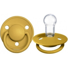 Bibs 1010254 silicone pacifer DE LUX MUSTARD 0-36