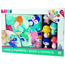 LUDI bath book and puppets L40018