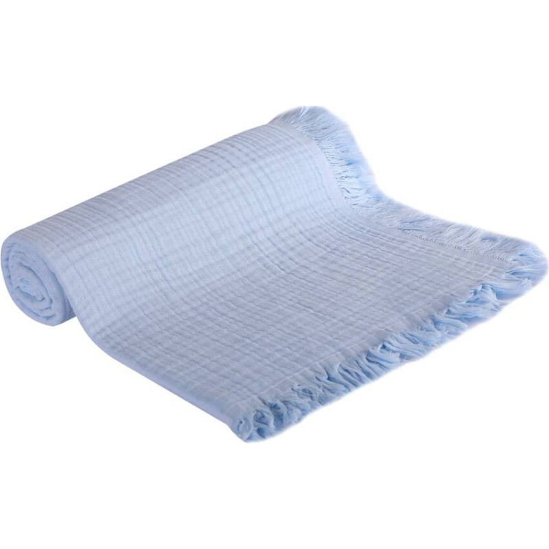 Duet Baby Blanket -  681 - MUSILN - size 105x125 - BLUE