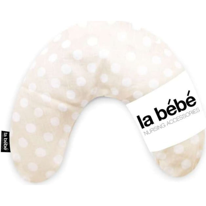 La Bebe ™ Mimi Nursing Cotton Pillow Art.73388 Dots Atbalsta pakaviņš spilventiņš 19x46cm ceļojumiem