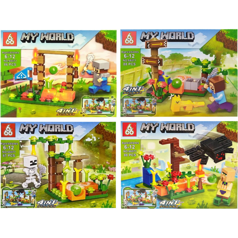 KLOCKI MY WORLD +80 ELEMENTÓW