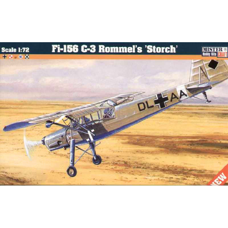 SAMOLOT MODEL Fi-156 C-3 Rommels 1:72