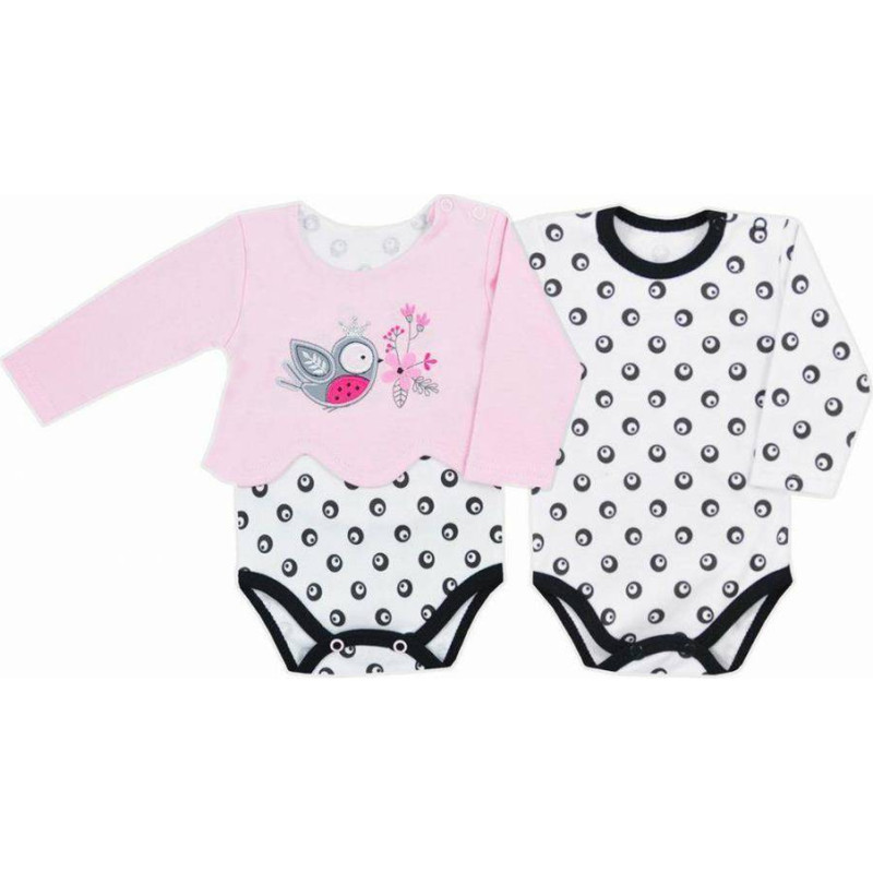 Koala Baby Bodysuit - LOVE BIRDS - WHITE