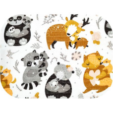 Ega Kids Gauze nappy 70x80cm FOREST ANIMALS, 23710