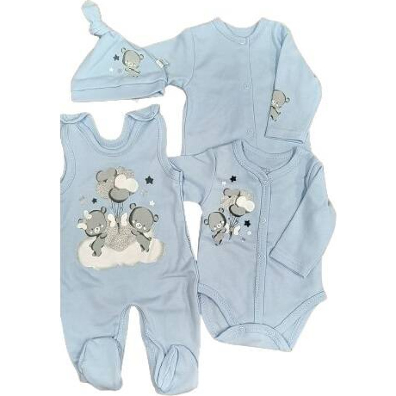 Koala Baby 4 Piece Set HAPPINESS, 11-156, blue, size 62