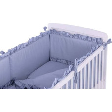 Belisima Baby Bedding set - 5 parts - 120/90/360 - PURE - P02-0836 - DIRTY BLUE