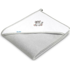 Sensillo TERRY BATH COVER 100X100 RACOON GRAY