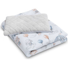 Sensillo COT SET FLIGHT IN CLOUDS PLUSH KARO