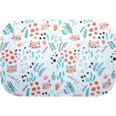 Ega Kids Diaper - 26827 - TETRA PRINT - EGA - CATNIP - size 70x80 cm