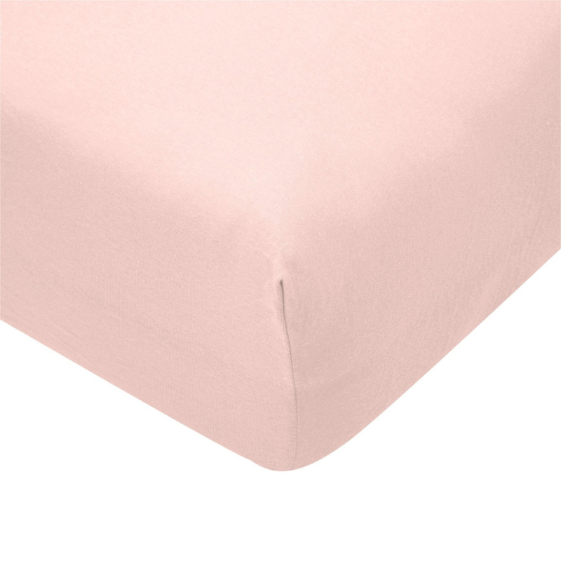 Miniania Sheet - JERSEY - size 120x60 - DIRTY PINK