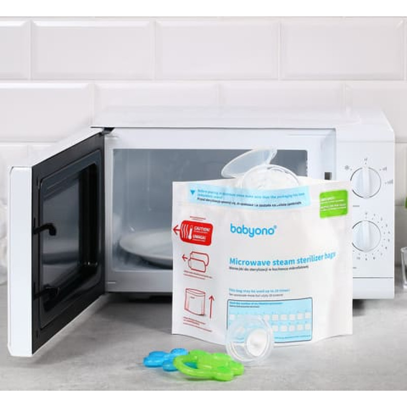 Babyono 1038 MICROWAVE STERILIZATION BAGS 5PCS BabyOno