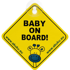 Akuku A0645 BABY ON BOARD HANGER/SUCTION CUP