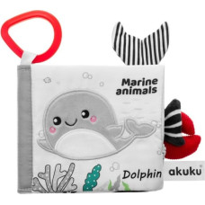 Akuku A0480 Material sensory book MARINE ANIMALS