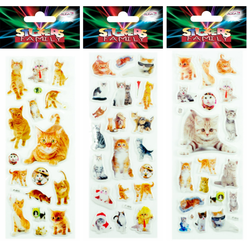TRIFOX Stickers Cats B-4174