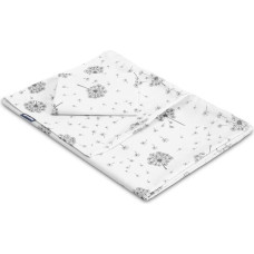 Sensillo 2-pieces 100×135 cm Bed SHEETS – dandelion white