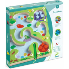 DJECO Educational wooden game - FrogyMaze DJ01614