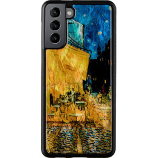 Ikins case for Samsung Galaxy S21+ cafe terrace black