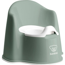 BABYBJORN chair pot Deep green/White