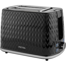 Petra PT3860BLKVDEEU10 Chevron 2 Slice toaster