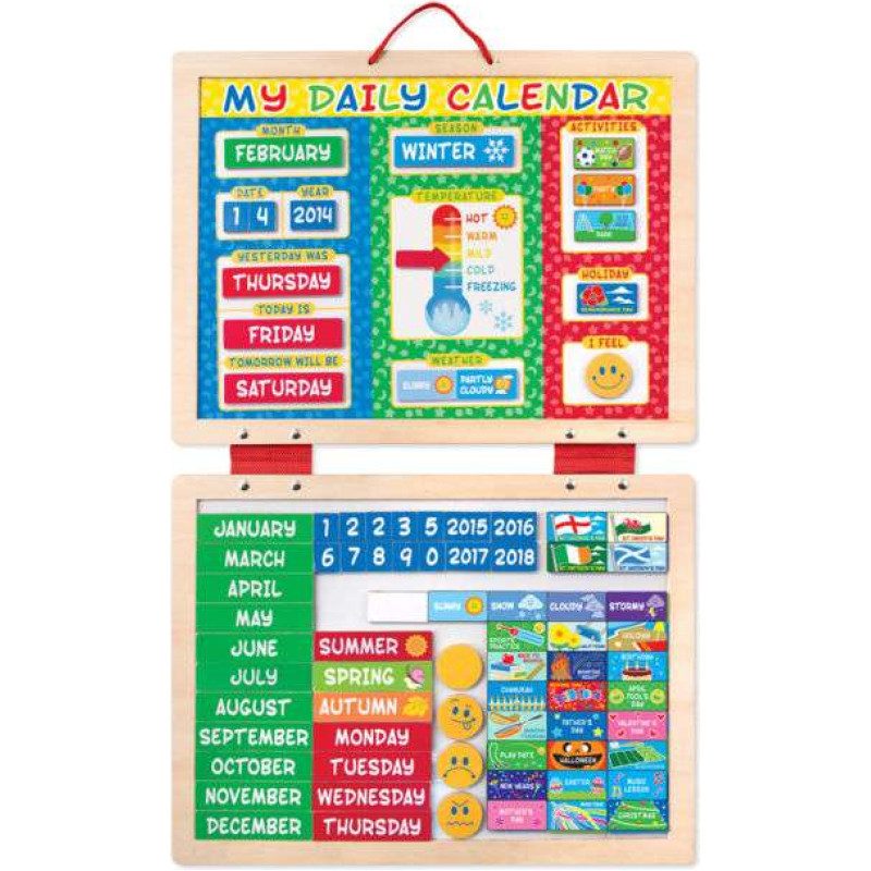 Melissa And Doug Melissa&Doug Magnetic Calendar Art.19253 Magnētu kalendārs