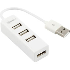 Sbox H-204W USB 4 Ports HUB Coconut White