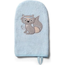 Babyono Bamboo baby wash mitt NATURAL BAMBOO BLUE 347/08 