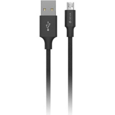 Devia Pheez Series Cable for Micro USB (5V 2.4A,25CM) black