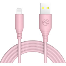 Tellur Silicone USB to Lightning Cable 3A 1m Pink