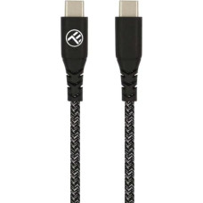 Tellur Green Data cable Type-C to Type-C 3A PD60W 1m nylon black