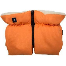 Minikid Gloves/muffs - 2 parts - SLEEP&GROW - ORANGE - WOOL