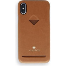 Vixfox Card Slot Back Shell for Iphone XSMAX caramel brown