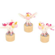 Keycraft Kids Krafts Unicorn Push Puppets Art.WD249 Koka Lelles Pirkstiņam,1 gab.