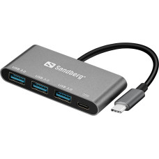 Sandberg 136-03 USB-C to 3xUSB 3.0 Hub + PD