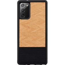 Man&Wood case for Galaxy Note 20 herringbone nero black