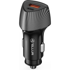 Tellur FCC10 car charger 38W, 6A (PD20W + QC3.0) black