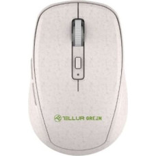 Tellur Green Wireless Mouse Nano Reciever Creame