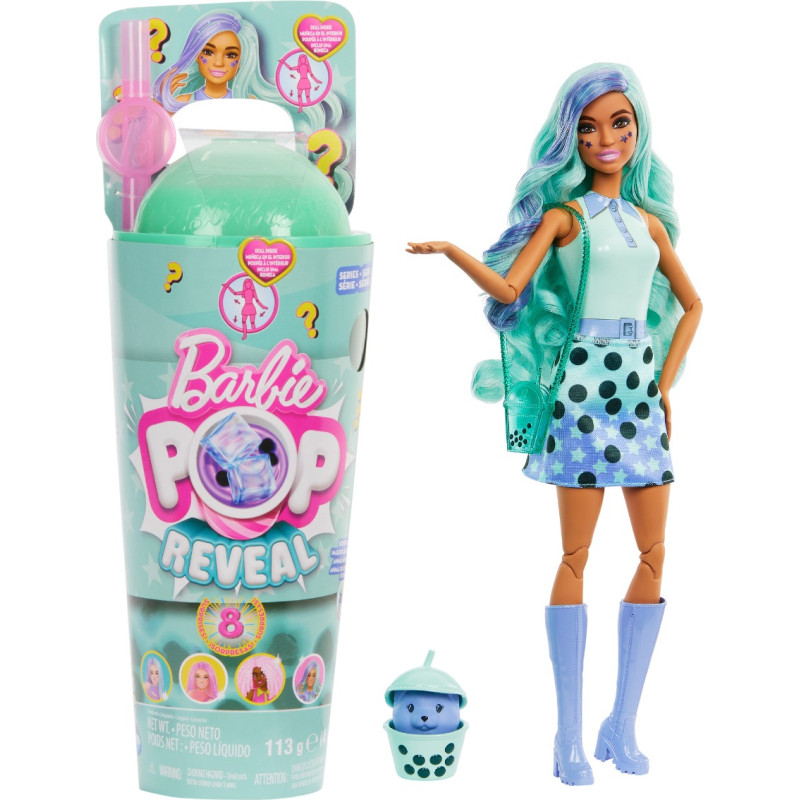 Barbie®️ Pop! Reveal Bobba tee üllatusnukk - Green Tea