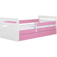 Kocot Kids Bed tomi pink with drawer with mattress 140/80