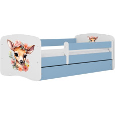 Kocot Kids Bed babydreams blue bambi with drawer with mattress 140/70