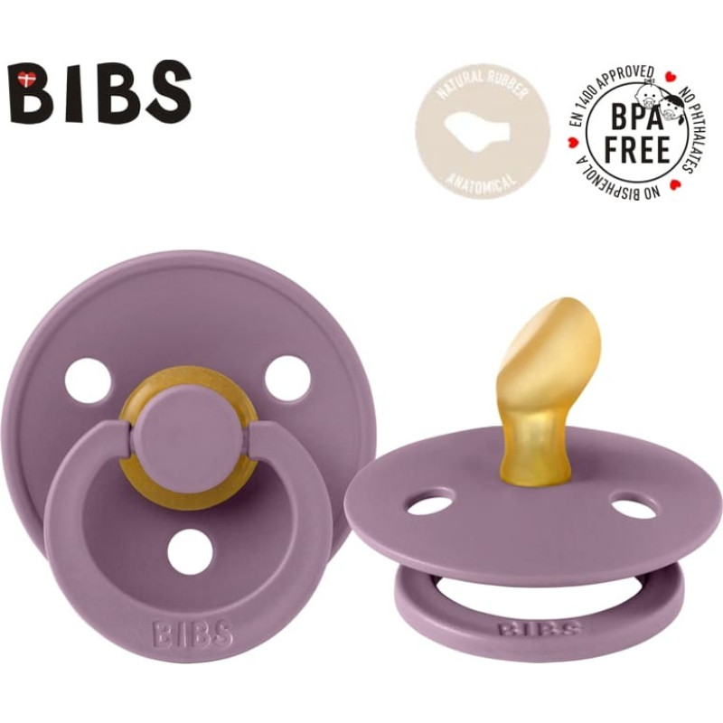 Bibs 111300 Smoczek uspokajający MAUVE S ANATOMICAL