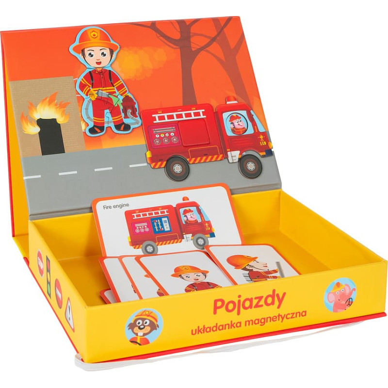 Minikid UKŁADANKA MAGNETYCZNA - 84505 - STRAŻ