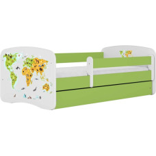 Kocot Kids Bed babydreams green map without drawer with mattress 160/80