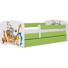 Kocot Kids Bed babydreams green animals without drawer with mattress 160/80