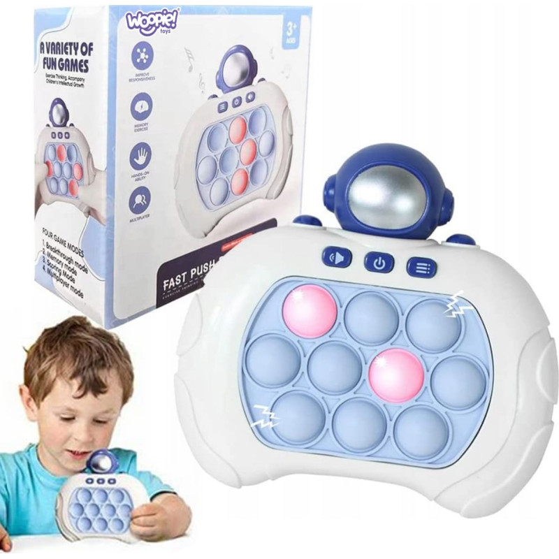 Woopie Gra POP IT Interaktywny  Antystresowa Zręcznościowa Astronauta