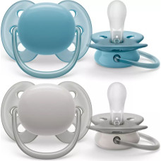 PHILIPS AVENT pacifiers Ultra soft Neutral, 6-18M (2 pcs) SCF091/17