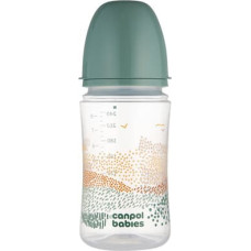 Canpol Babies CANPOL 35/243 Butelka antykolkowa EasyStart 240ml MOUNTAINS green